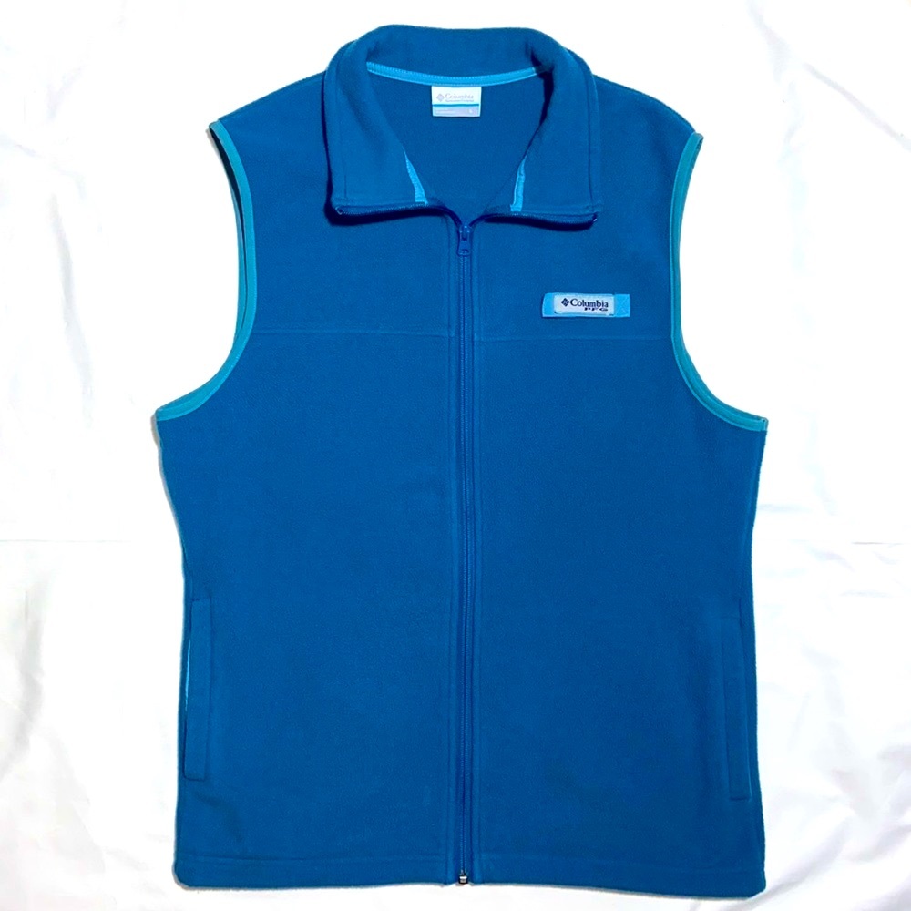 Columbia PFG Harbor Side Vest. Color-Blue Heron SM